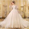 long sleeve lace wedding dress 1192-001