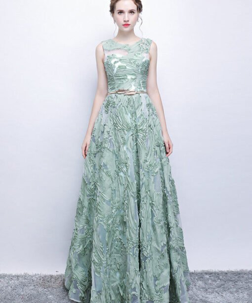 mint green prom dress 1169-006