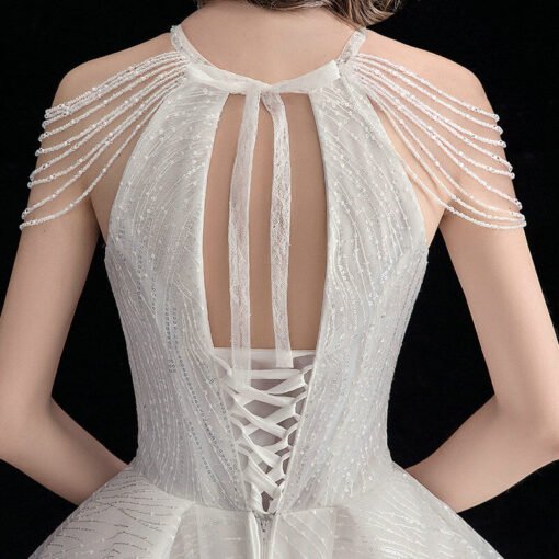 halter ball gown wedding dress 1205-004