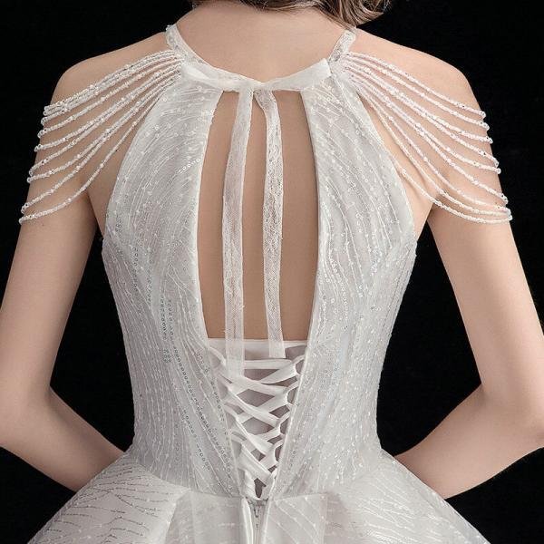 halter ball gown wedding dress 1205-004