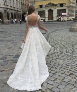 high low wedding dress 899-002