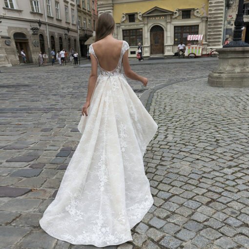 high low wedding dress 899-002