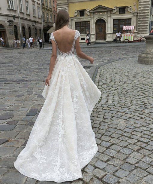 high low wedding dress 899-002