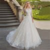 lace a line wedding dress 1206-003