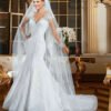 lace mermaid wedding dress 1204-001