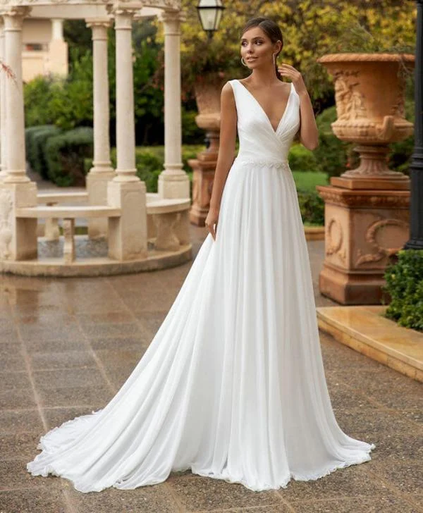 simple wedding dress 1202-002