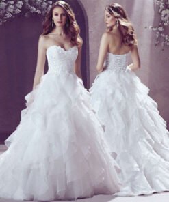 strapless ball gown wedding dress 1200-001