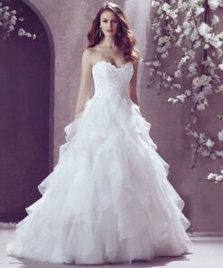 strapless ball gown wedding dress 1200-002