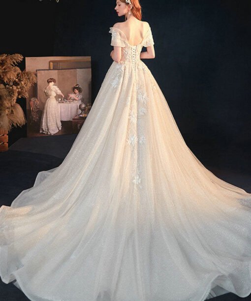 sweetheart a line wedding dress 1208-001