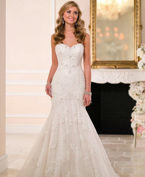 sweetheart mermaid wedding dress 1212-001