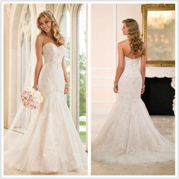 sweetheart mermaid wedding dress 1212-002