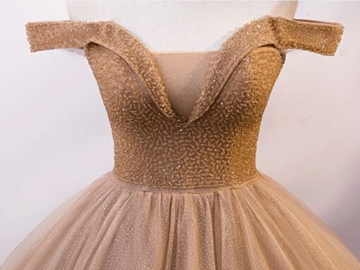 off the shoulder quinceanera dress 1216-002