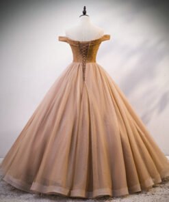 off the shoulder quinceanera dress 1216-005