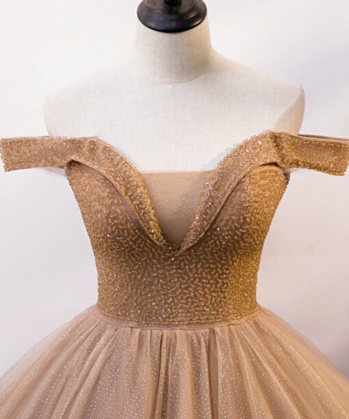 off the shoulder quinceanera dress 1216-006