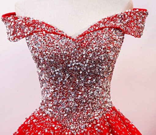 red quinceanera dress 1218-001