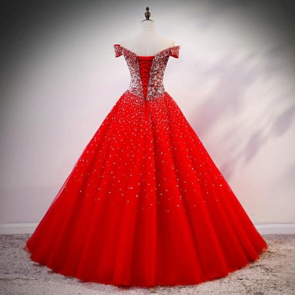 red quinceanera dress 1218-006