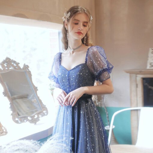 blue sparkly formal dress 1121003