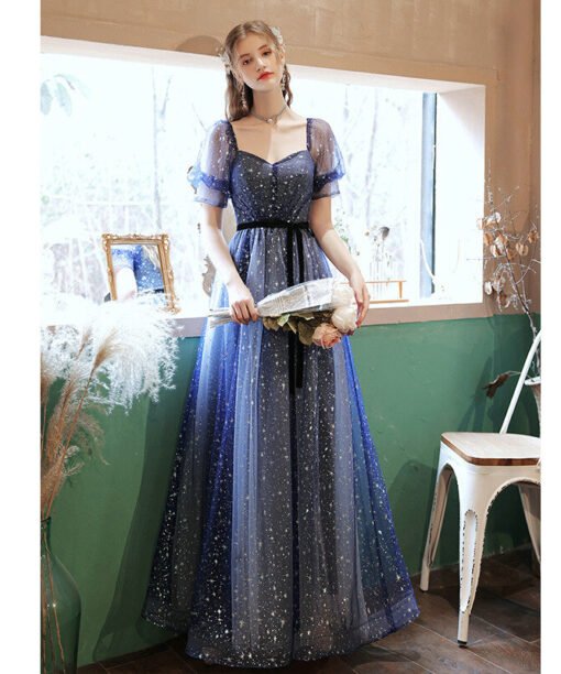 blue sparkly formal dress 1121006