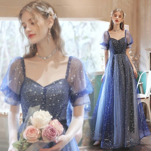 blue sparkly formal dress 1121007