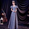 cheap blue prom dress 1224-007