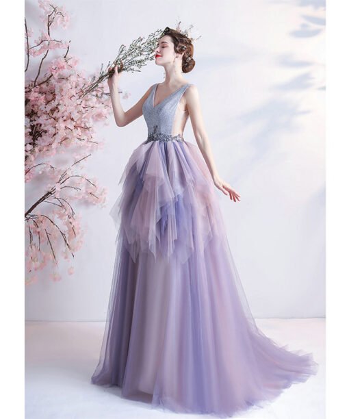lavender prom dress 1236-006