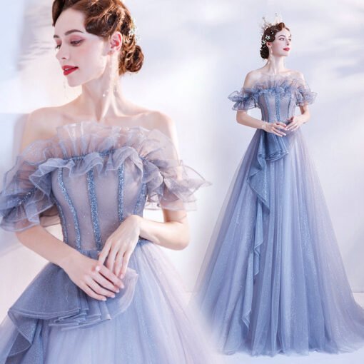 light blue princess gown 1230-004