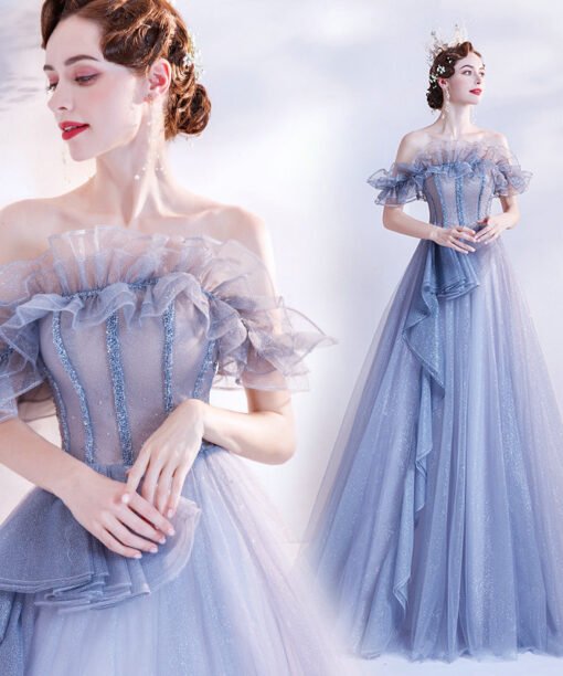 light blue princess gown 1230-004