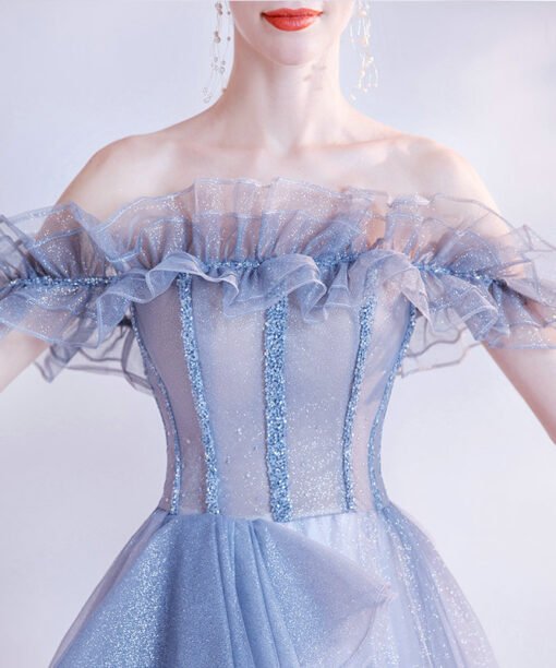 light blue princess gown 1230-005