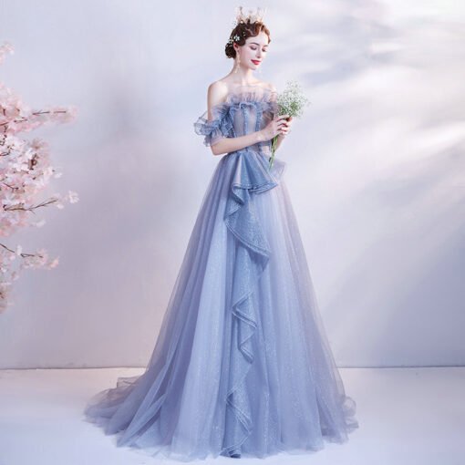 light blue princess gown 1230-006