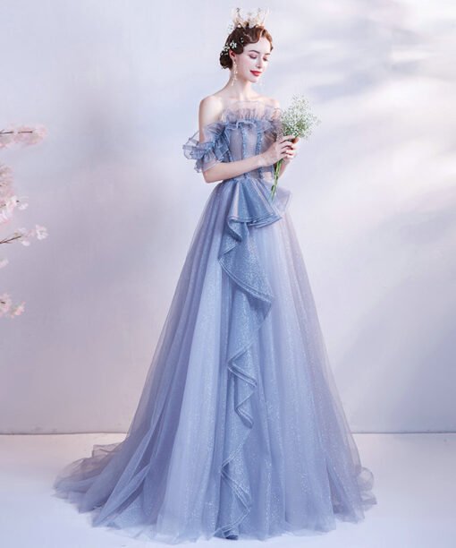 light blue princess gown 1230-006