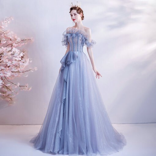 light blue princess gown 1230-007