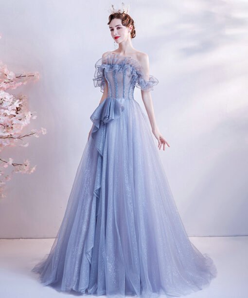 light blue princess gown 1230-007