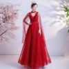 red bridal dress 1227-007