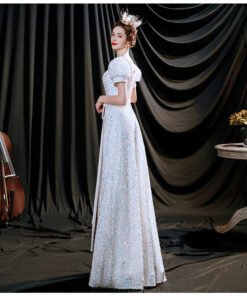 white sparkly prom dress-009
