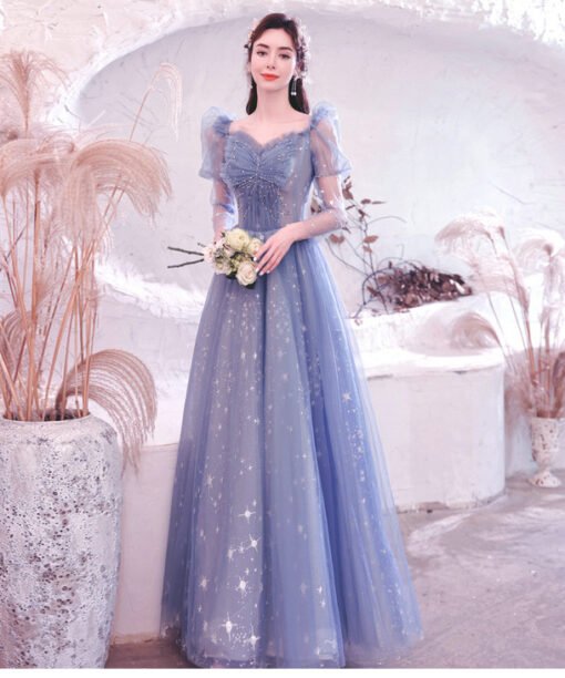 blue pageant dress 1245-005