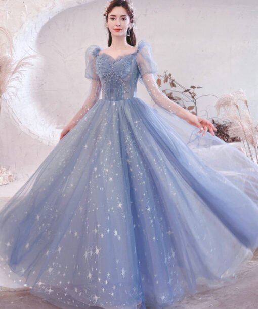 blue pageant dress 1245-008