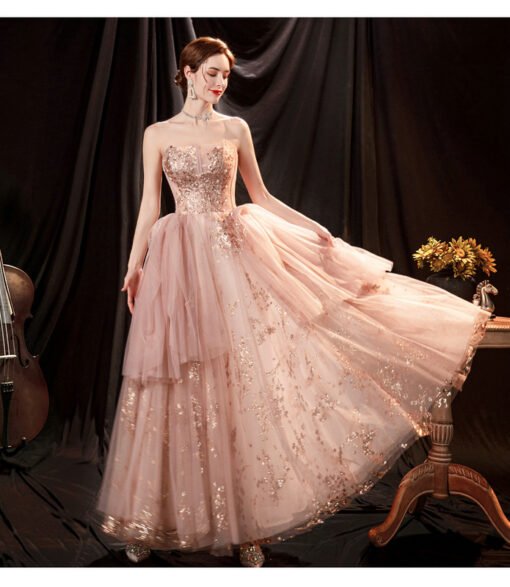 blush pink prom dress 1244-007
