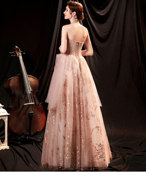 blush pink prom dress 1244-008