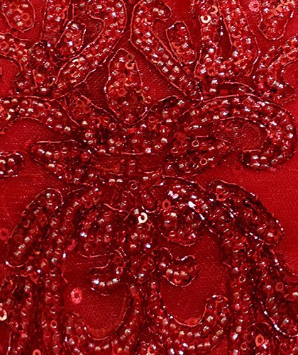 red cocktail party dress 1241-003