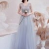 silver evening gown 1242-007