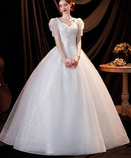 bling wedding dress 1254-005