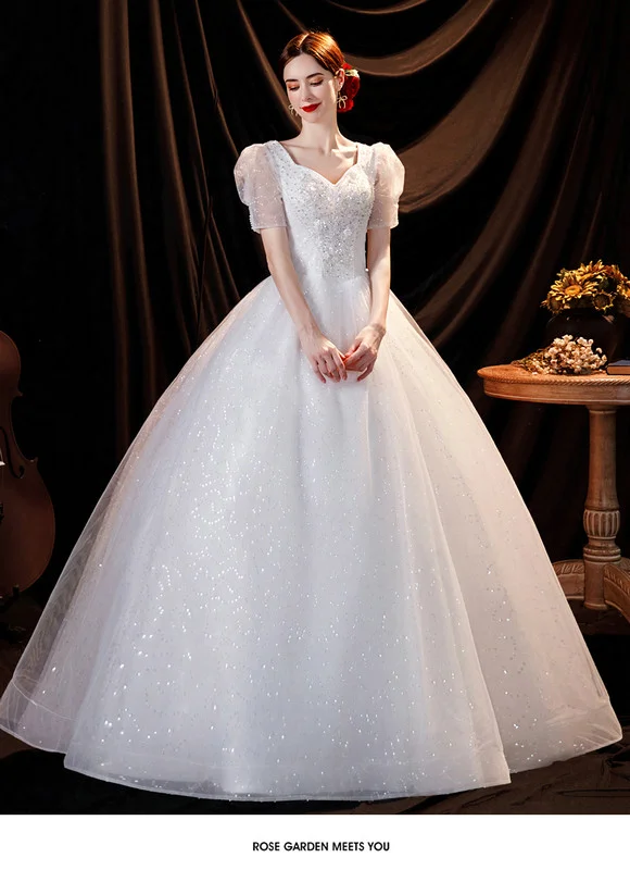 bling wedding dress 1254-005