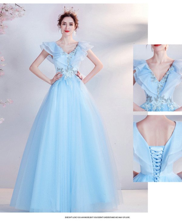 light blue princess prom dress-005