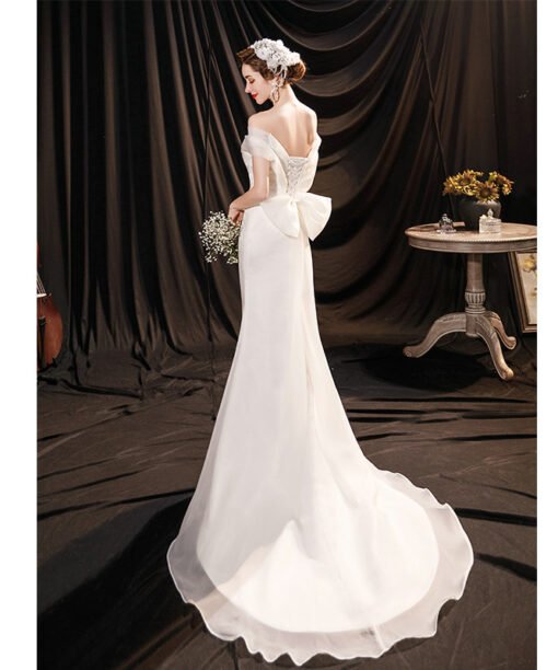 off the shoulder mermaid wedding dress 1266-001