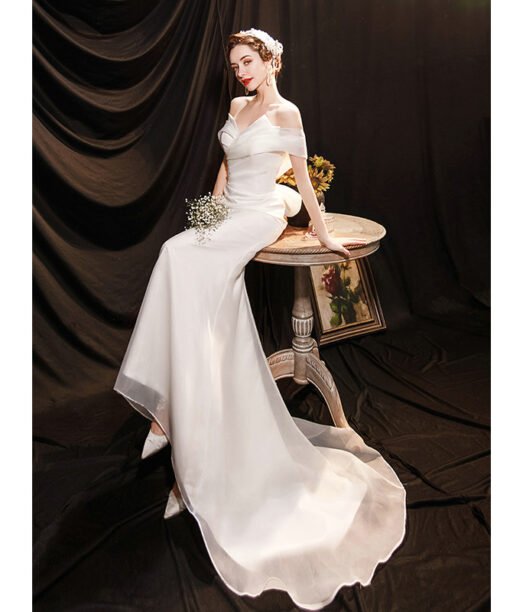 off the shoulder mermaid wedding dress 1266-002