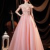 pink formal dress 1247-001