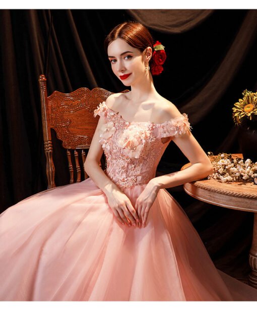 pink formal dress 1247-005