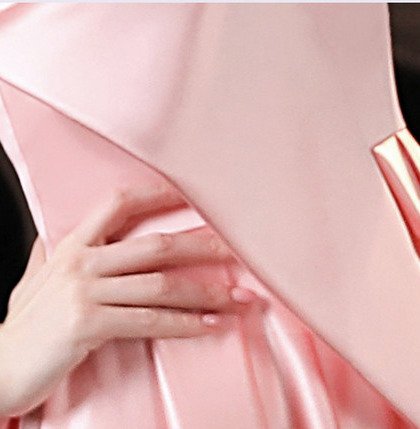 pink satin prom dress 1276-003