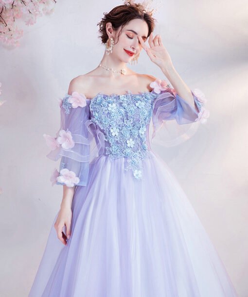 purple prom dress 1271-007