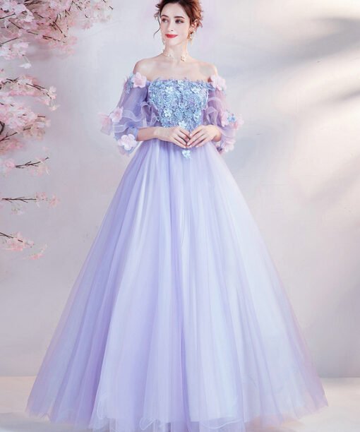 purple prom dress 1271-009